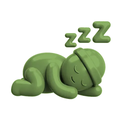 Sleeping character