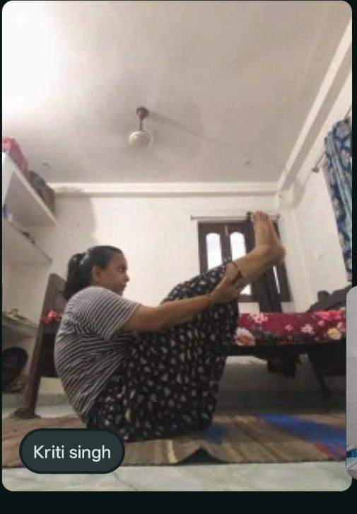 Kirti — Advanced pose achieved