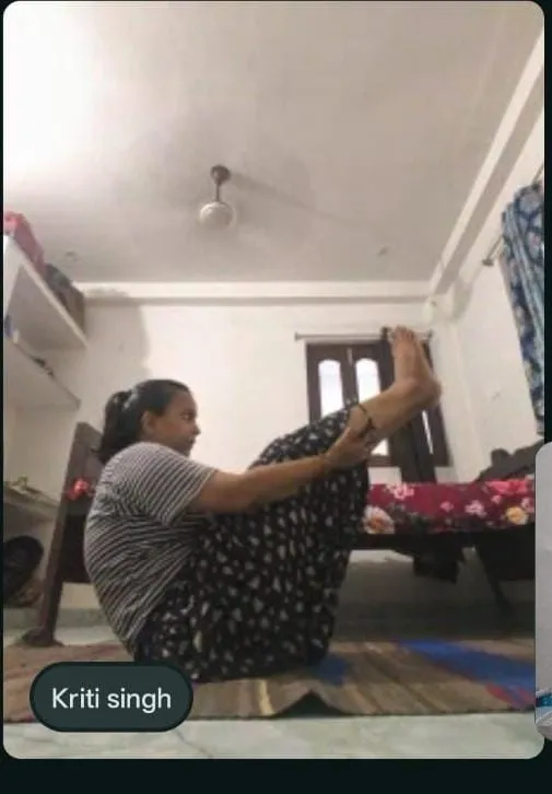Kirti — Advanced pose achieved